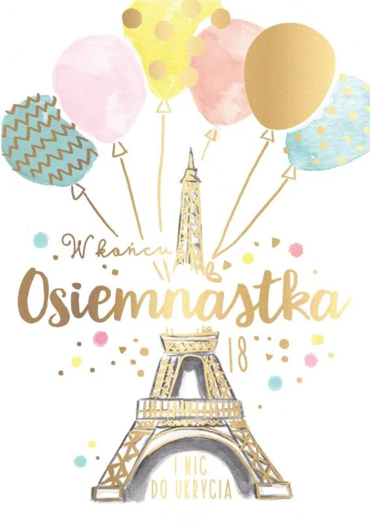Karnet GS-005 Urodziny 18 (osiemnastka, wieza)
