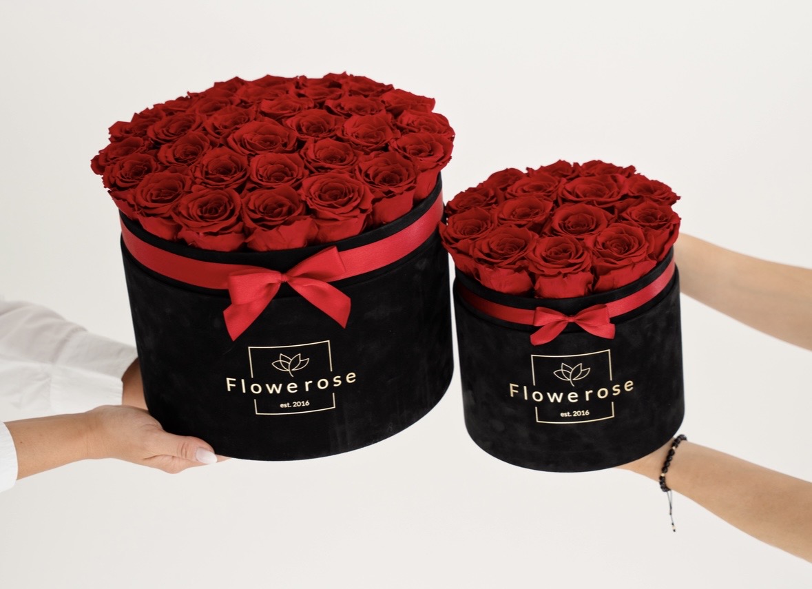 Znaczenie kolorów kwiatów - czerwony | Wieczne róże w boxie Flowerose